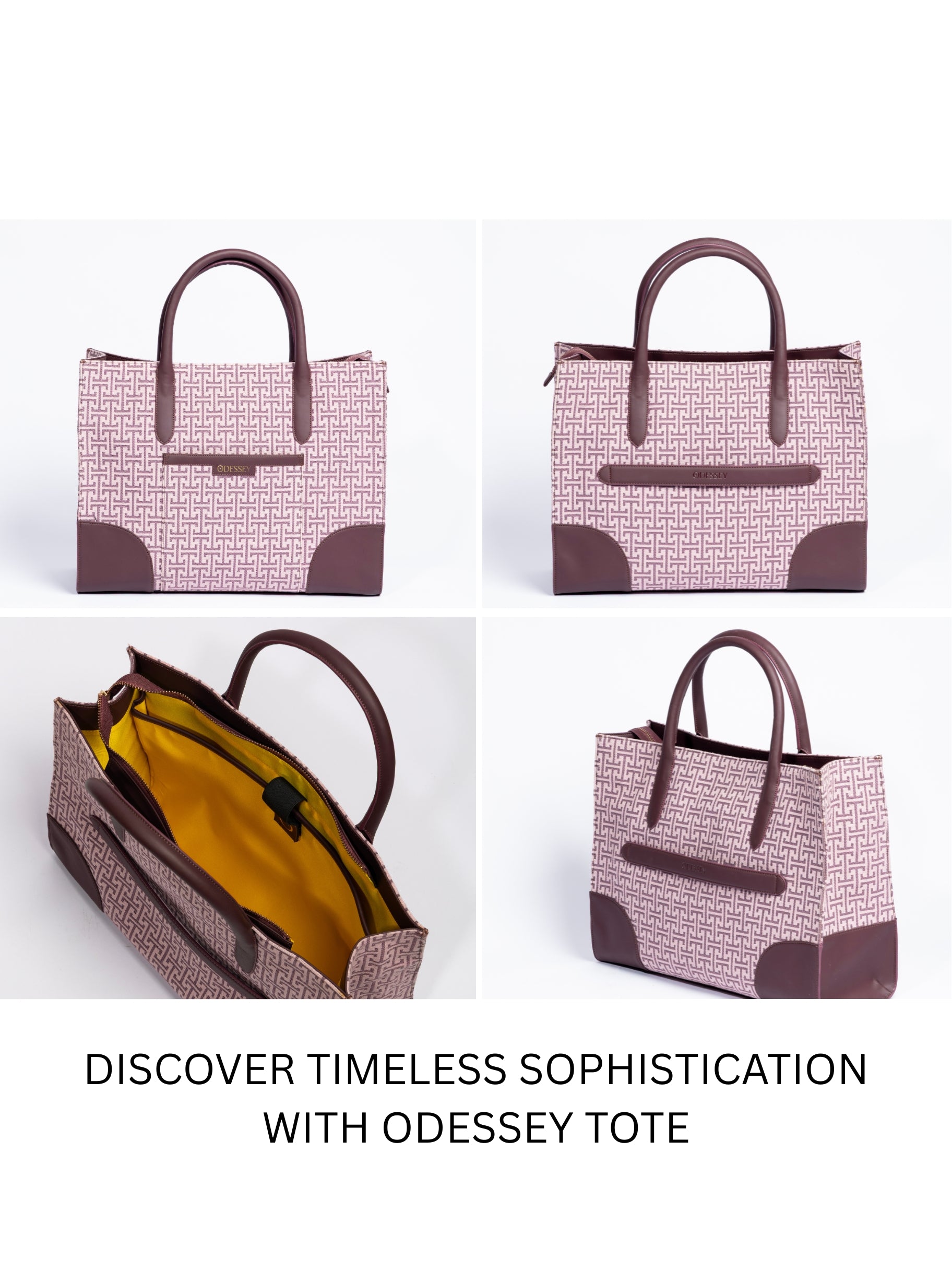 Tote Bag - Burgandy