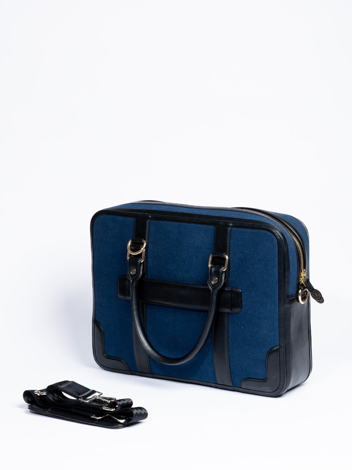 Henry Laptop Bag - Indigo