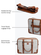 Henry Laptop Bag - Chunky Grey