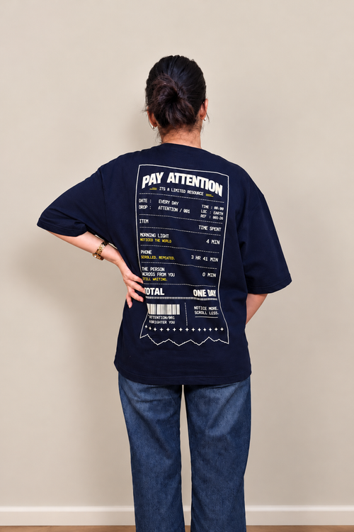 Daily Receipt - Dark Blue